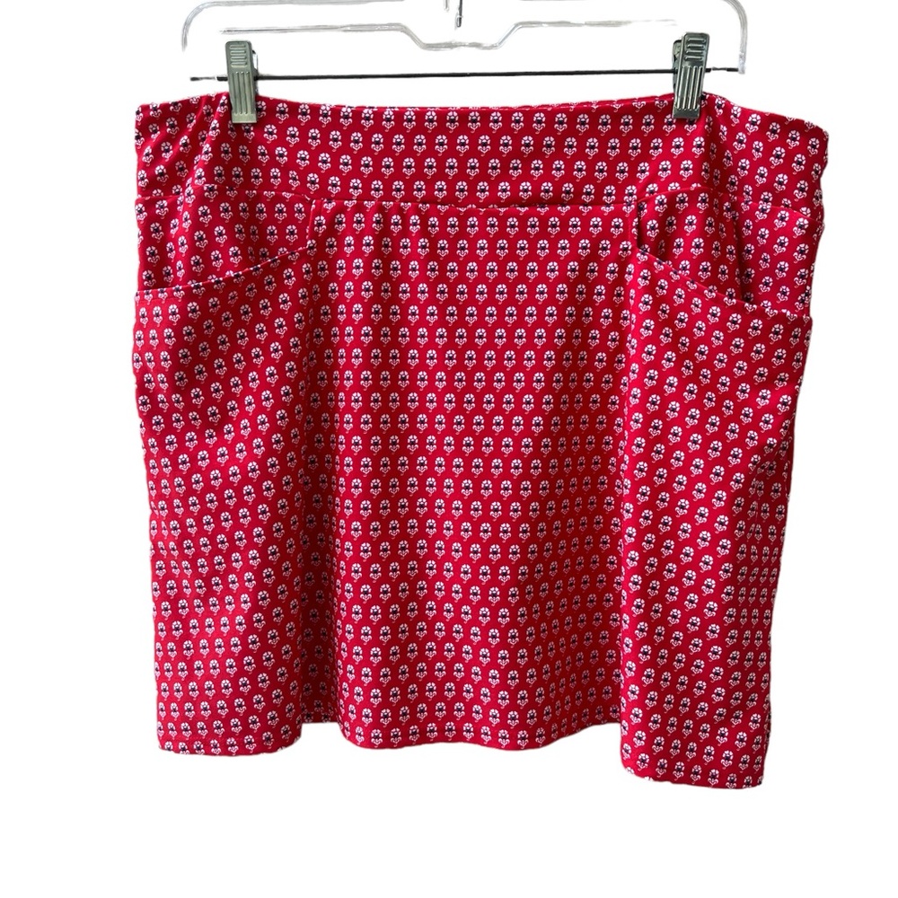 Jude Connally Sonia Jude Cloth Skort Women’s Large Red Golf